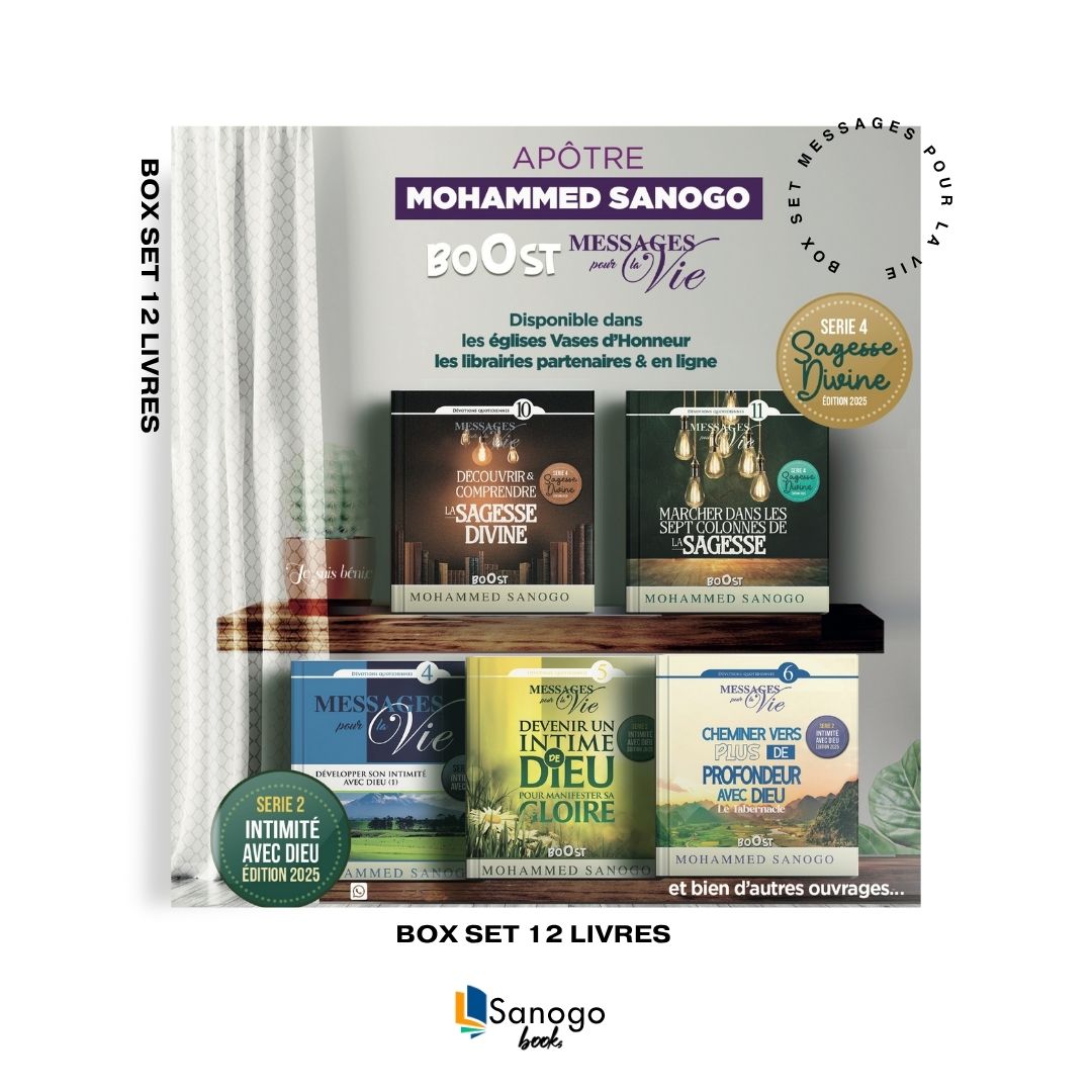 BOX : Série Messages pour la vie (9 Livres) - MOHAMMED SANOGO